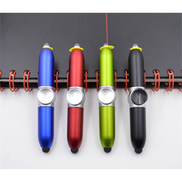 Spinner Stylus Ball Pen with LED light