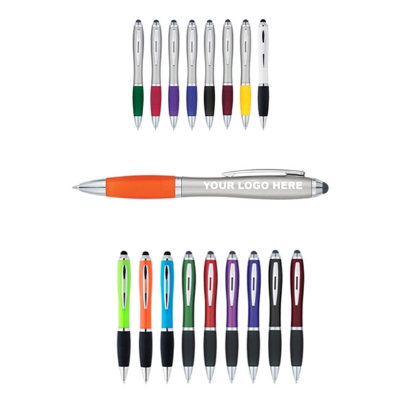 Satin Stylus Ballpoint Pen