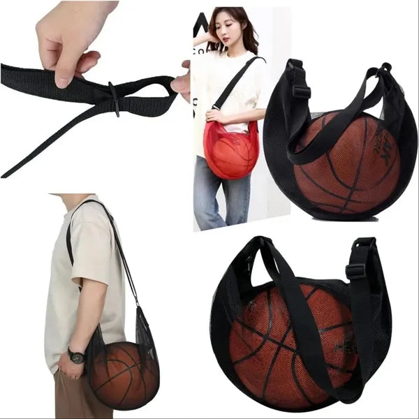 Single ball zipper crossbody bag