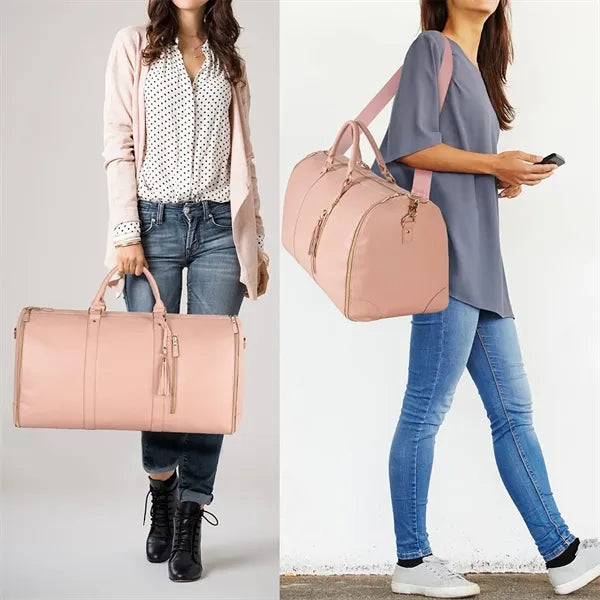 Large garment duffle bags hanging convertible for travel