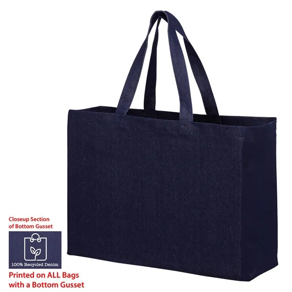 Recycled Cotton Canvas Tote Bag - Screen Print