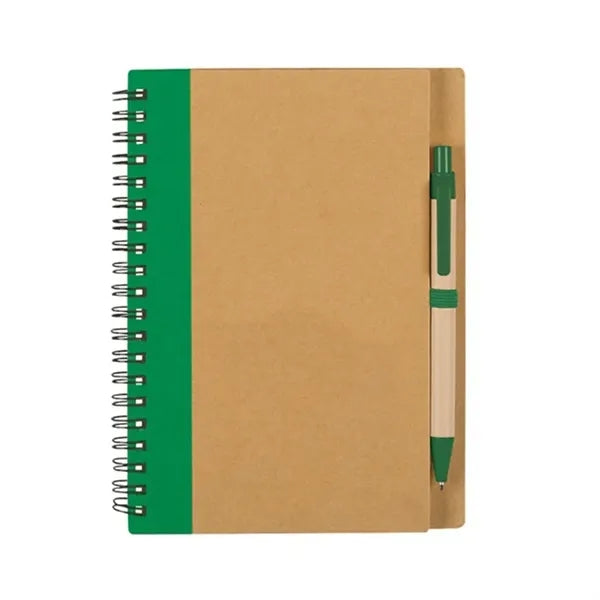Eco Spiral Notebook w/Pen