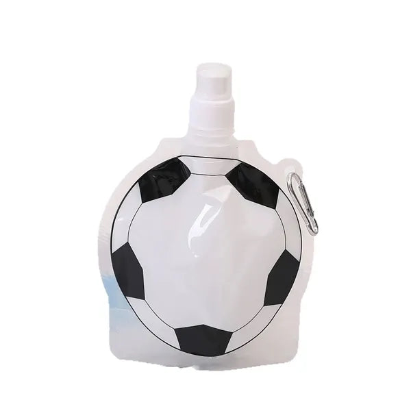 16oz Foldable Football Water Bottle