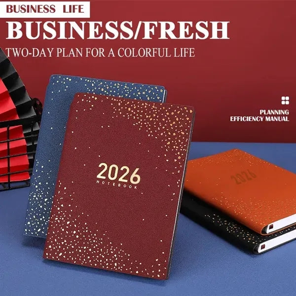 2026 A5 Custom Planner Notebook with Pen Holder
