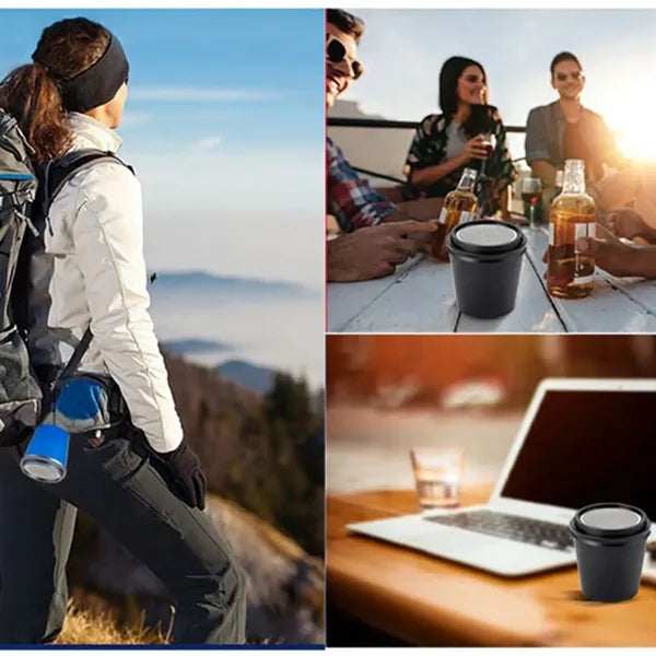 Portable Mini Bluetooth Speaker With LED