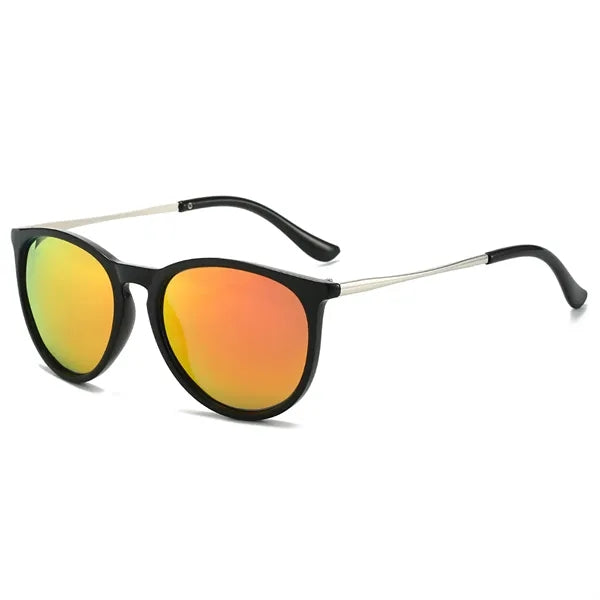 Retro Round Polarized Sunglasses