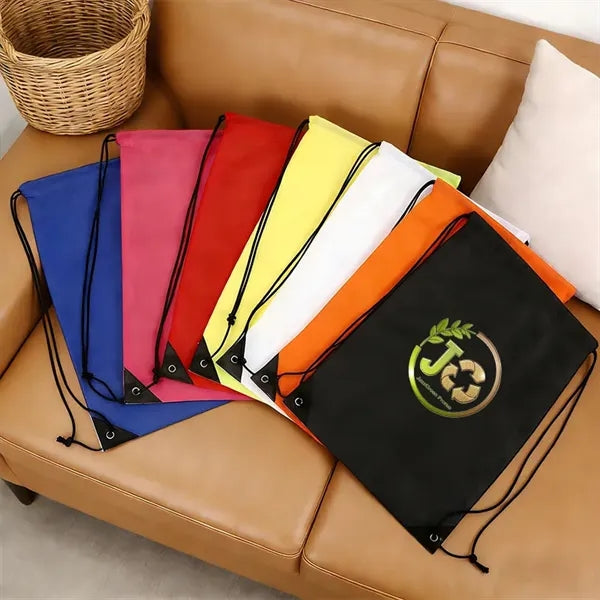 17 " Customized Polyester Drawstring Sport Backpack