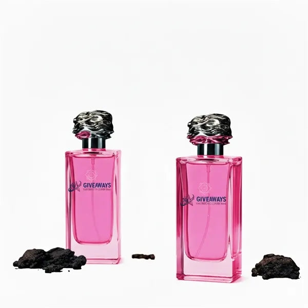 Unique Cap Style Perfume rectangular Bottle Glass Packaging