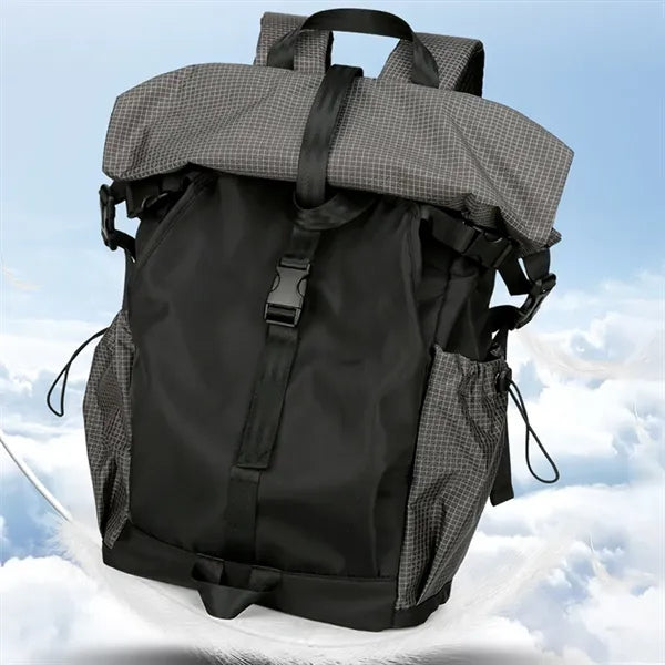 Large water resistant hiking backpack for camping travel