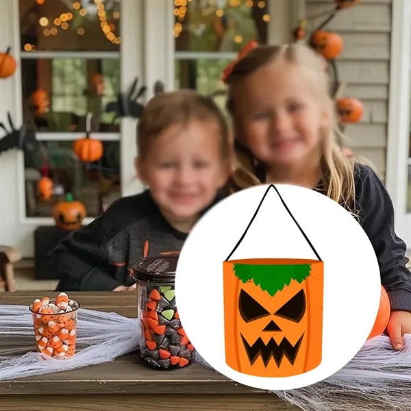 Halloween candy pumpkin buckets handbag for party birthday