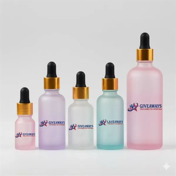 Cosmetic Packaging 1oz Gold Serum Dropper Bottle Custom logo