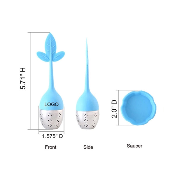 Three Leaves shaped Silicone Tea Infuser
