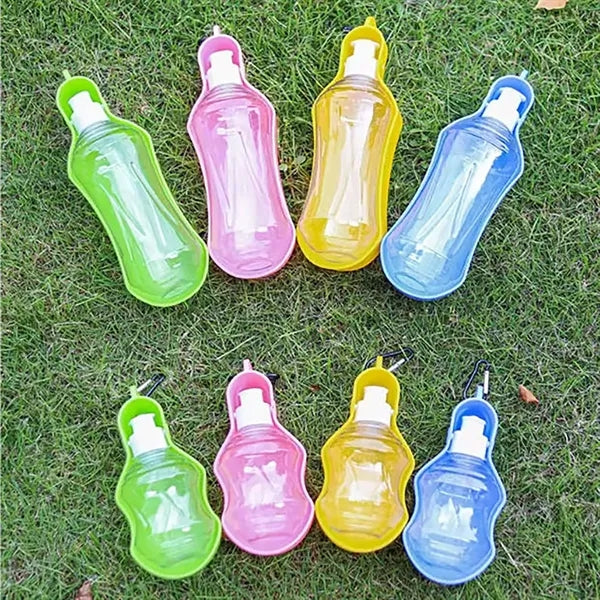 8.5oz and 17oz Portable Dog Water Bottle Set with Carabiner