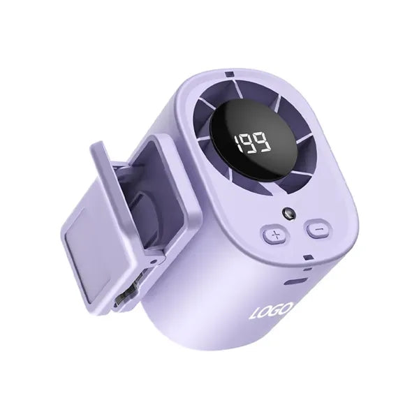 Rechargeable Desk Fan with Digital Display