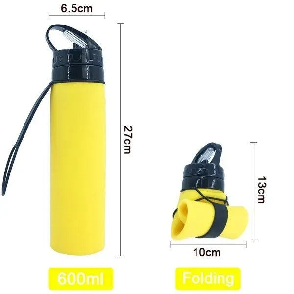 Foldable Silicone Sport Water Bottle