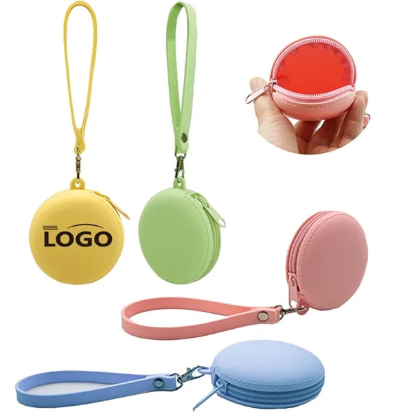 Round Silicone Coin Pouch