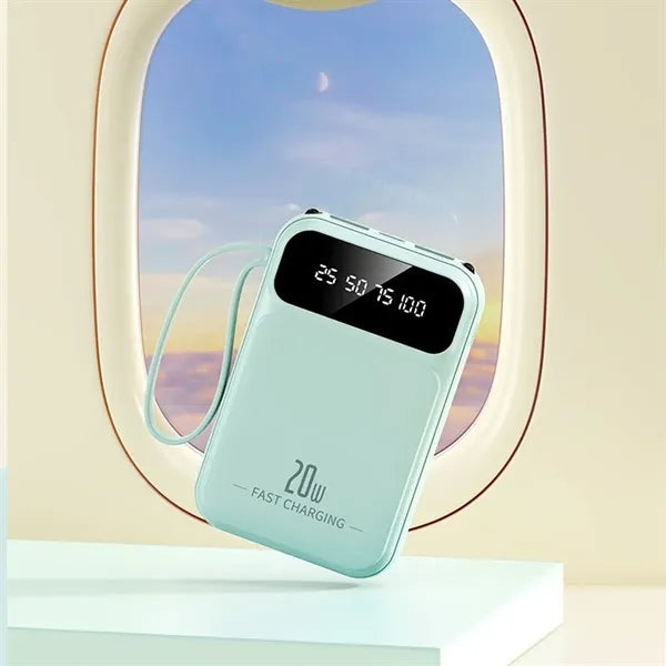 10000mAh 4 in 1 Fast Charging Power Bank With 4 Cables