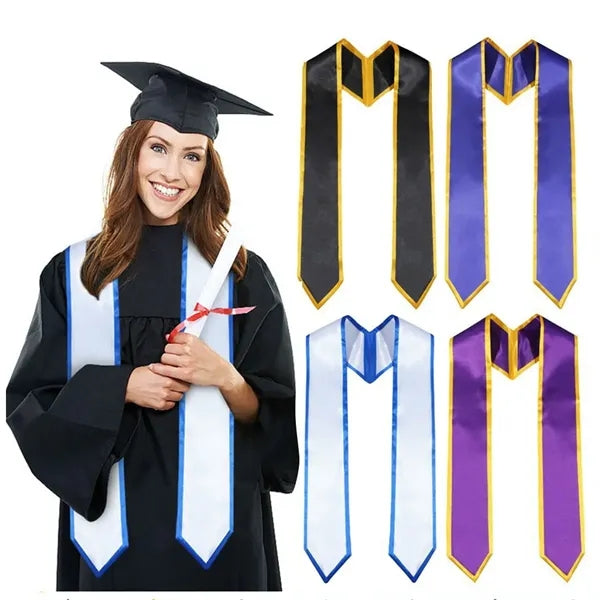 GraduationMall Plain Graduation Honor Stole