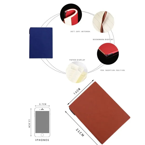 PU Journal Notebook w/ Ballpoint Pen