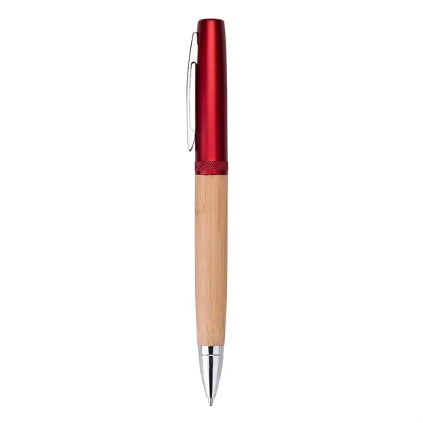 Helix Recycled Aluminum & Bamboo Twist-Action Ballpoint