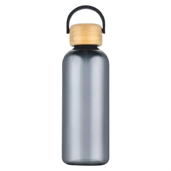 Traveler 21 oz. RPET Plastic Bottle w/ Bamboo Lid