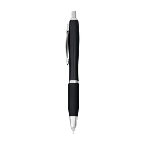 Union Printed - Silver Lighted Tip Click Metal Pen