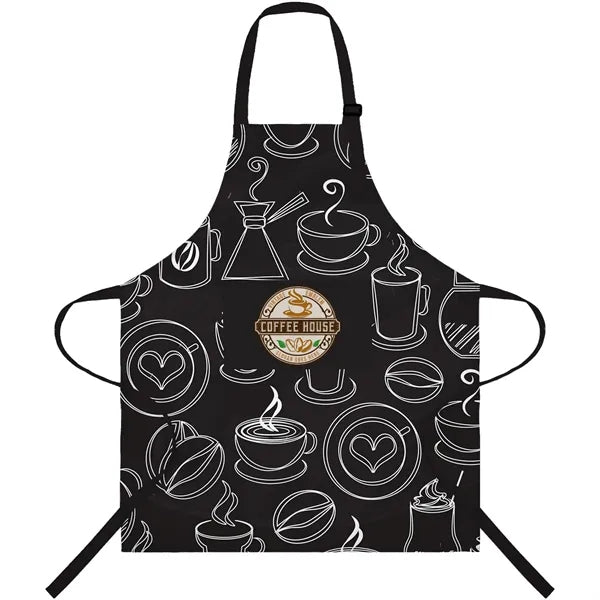 Full Length Sublimated Apron With Pouch