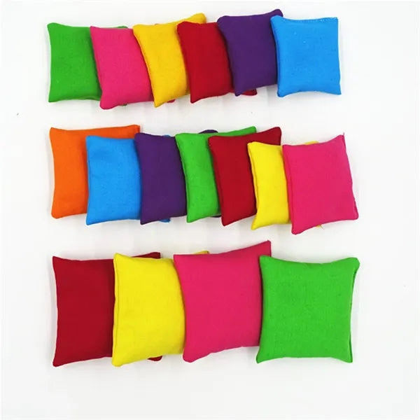 4 Inch Thick Canvas Bean Bag Toss for Toddlers