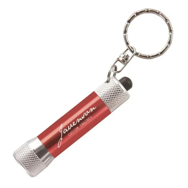 Chroma - Laser Engraved Metal LED Flashlight with Keyring