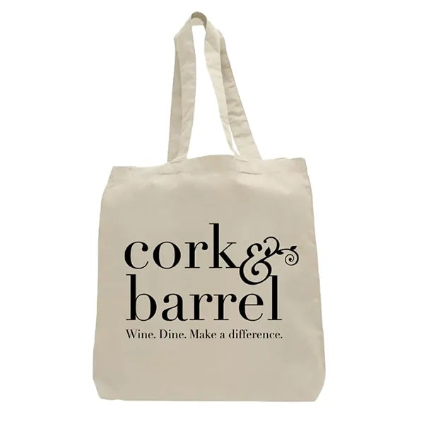 Economical Tote Bag With Gusset