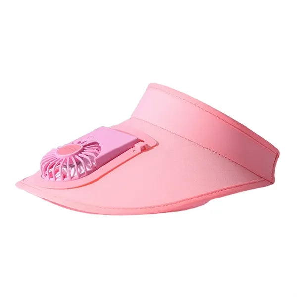 USB Rechargeable Cooling Fan Hat for Summer Outdoor