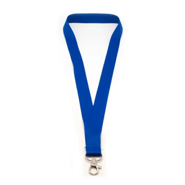 3/4 in Poly Lanyard with Silkscreen Logo