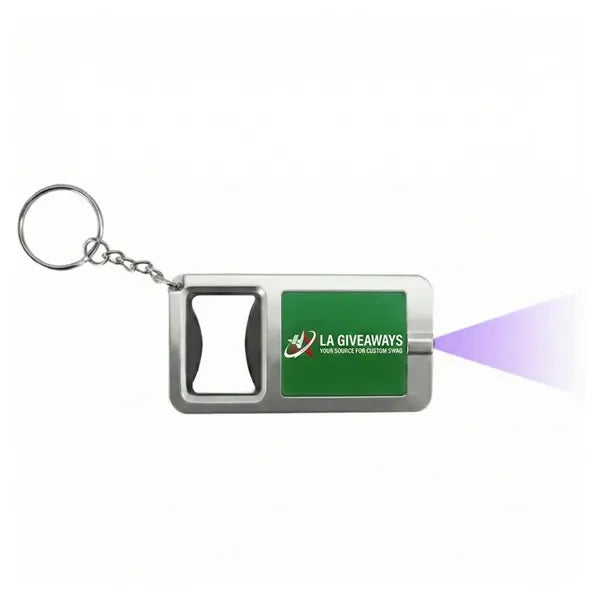 Bottle Opener With LED Light Keychain