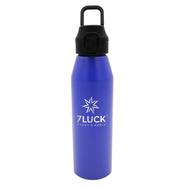 25 oz. Recycled Aluminum Bottle with Chug Lid, Laser Engrave