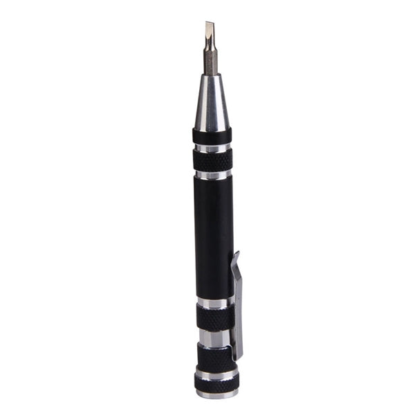 8 Bit Aluminum Pen-style Screwdriver Tool Kit