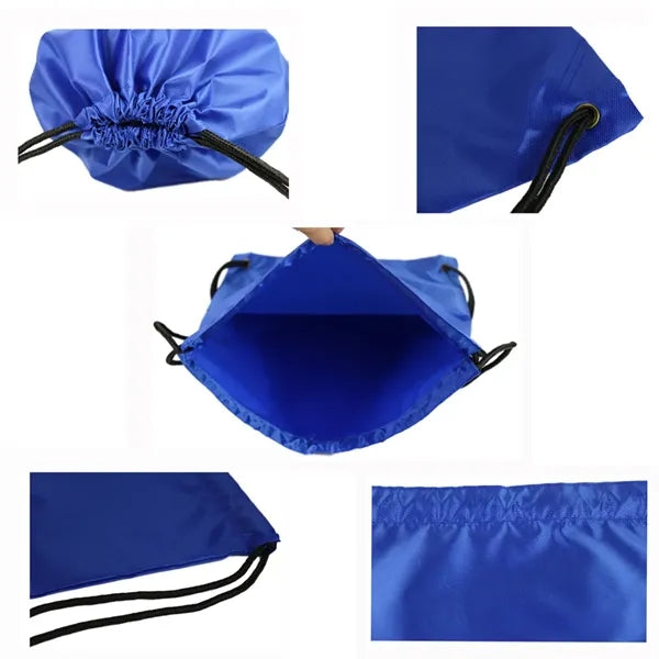 Portable Drawstring Waterproof Sports Polyester Backpack