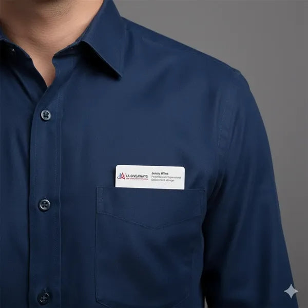 Epoxy-Coated PVC Magnetic Logo Badge