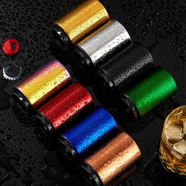 Stainless Steel Automatic Push Down Beer Bottle Opener