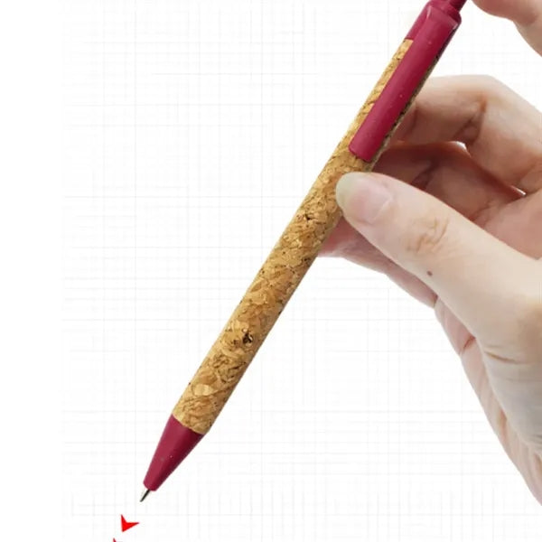Wheat Straw Eco Friendly Cork Recycled Ballpoint Pens