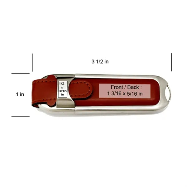 Harding VIP Leather and Metal USB