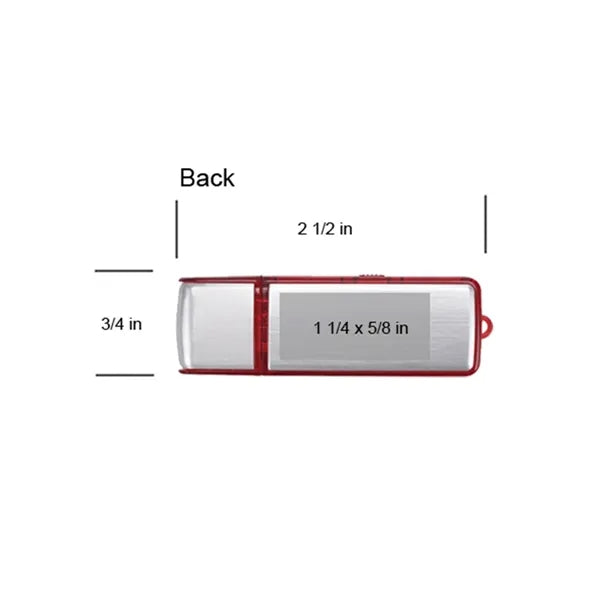 Maytown Translucent Rectangle Showcase USB