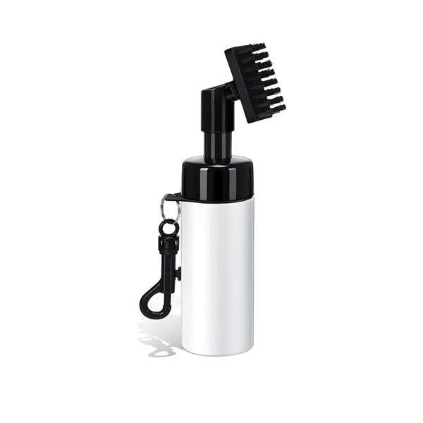Golf Club Brush Cleaner with Retainer Clip
