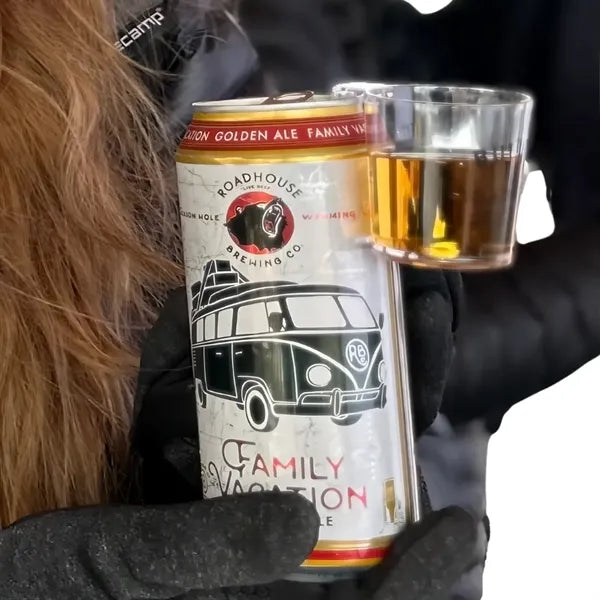 2oz Hanging Shot Glass Hitchhiker