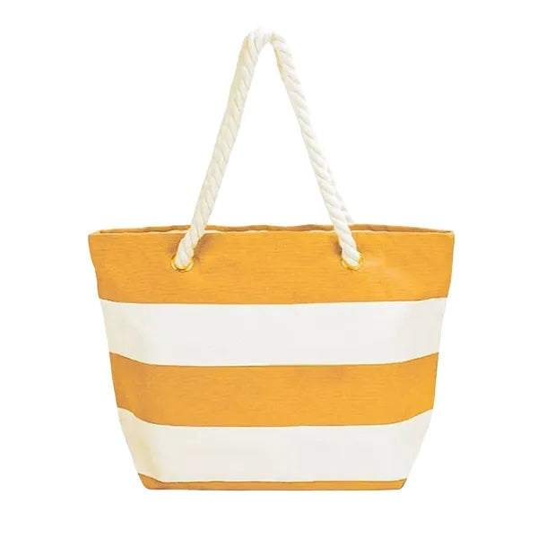 Striped Canvas Tote Bags