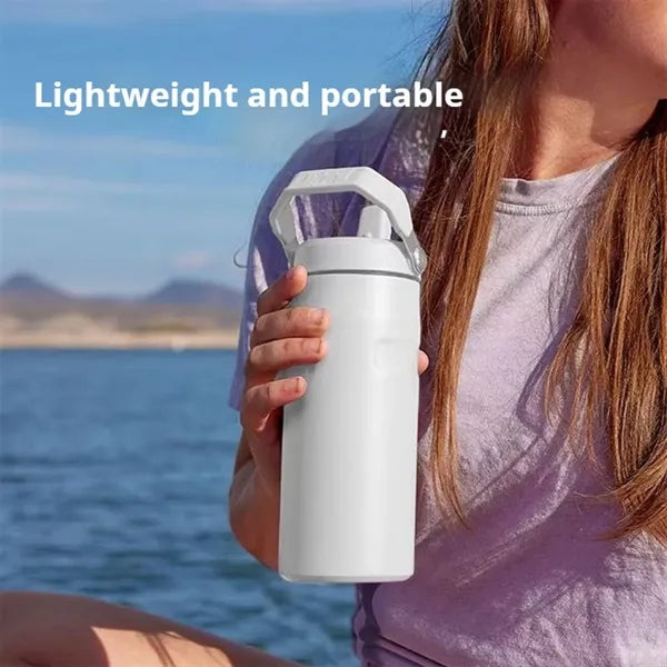 Travel sports water bottle stainless steel insulated tumbler