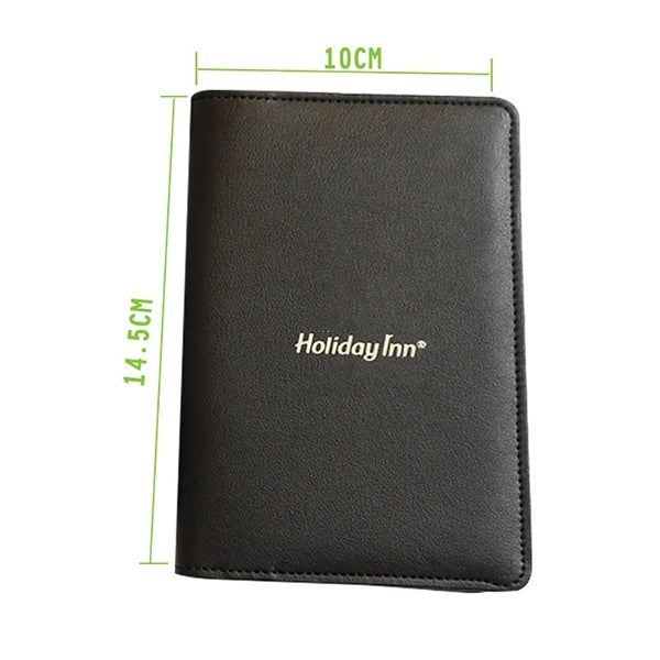 Leatherette calculator notepad