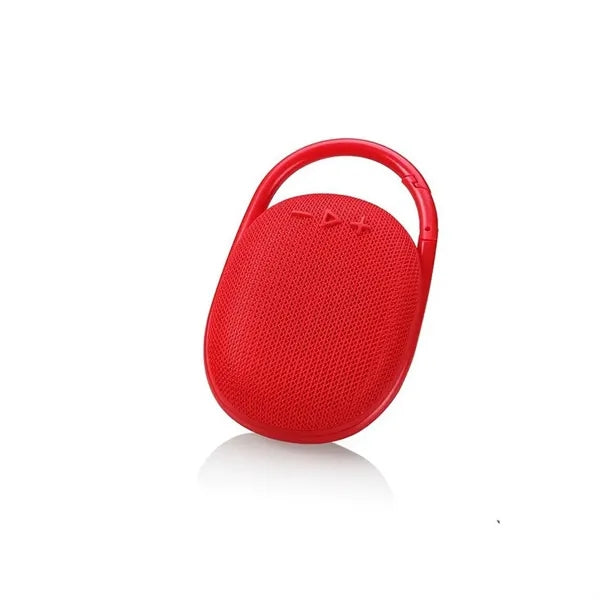 Portable Mini Bluetooth Speaker with Integrated Carabiner