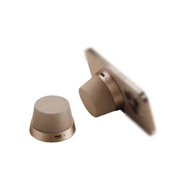 2 in 1 Bluetooth Speaker with Color Light Phone Stand
