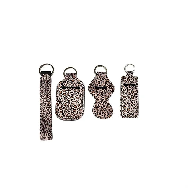 Pink Ribbon Keychain Set