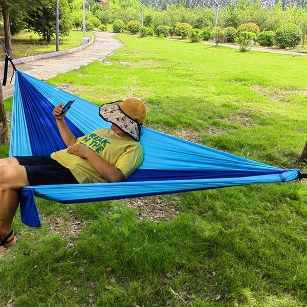 106"x55" Portable Camping Hammock With Pouch For Outdoor